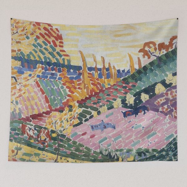 Item preview, Landscape with Cows designed and sold by tomorrowsart.