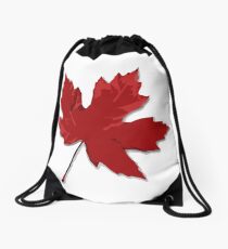 Maple Leaf Drawstring Bag