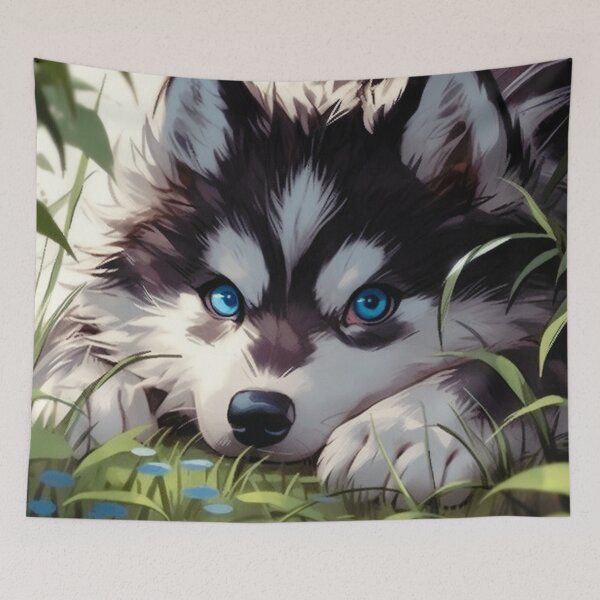 Item preview, Husky Puppy designed and sold by Dawn van Doorn.
