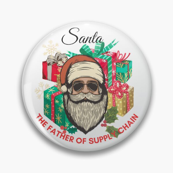 Item preview, Santa, the father and founder of supply chain, supply chain christmas designed and sold by NoetherSym.