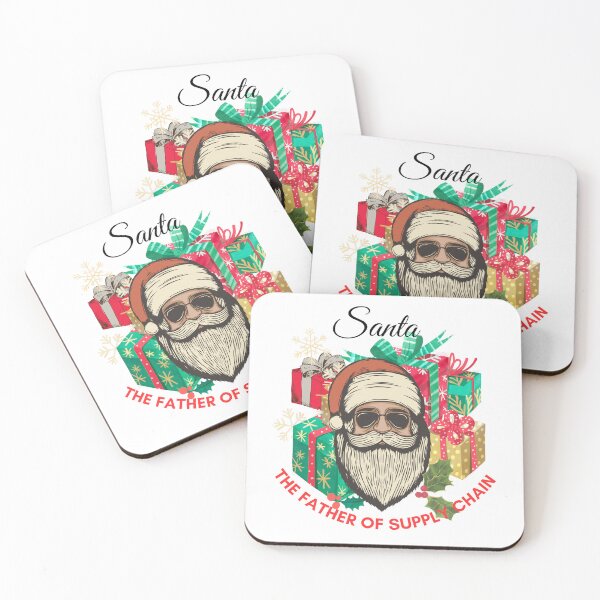 Item preview, Santa, the father and founder of supply chain, supply chain christmas designed and sold by NoetherSym.