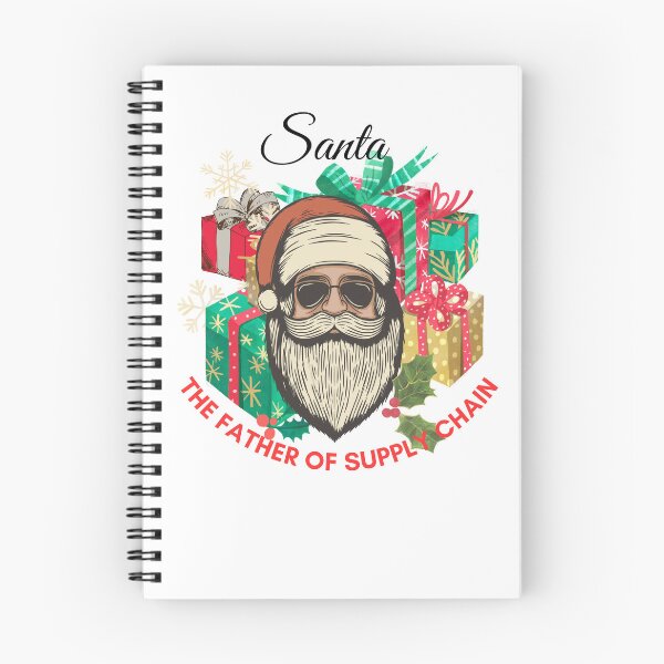 Item preview, Santa, the father and founder of supply chain, supply chain christmas designed and sold by NoetherSym.