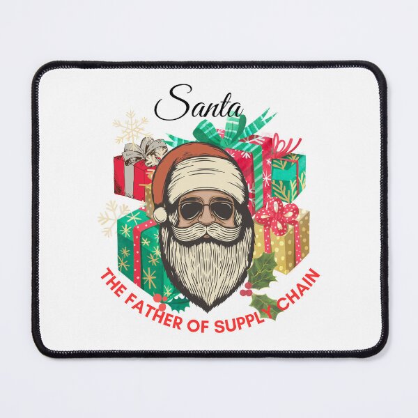 Item preview, Santa, the father and founder of supply chain, supply chain christmas designed and sold by NoetherSym.