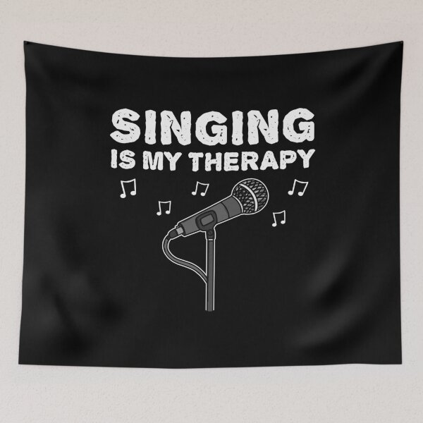Item preview, Singing Is My Therapy, Singer Vocalist Funny designed and sold by doodlerob.