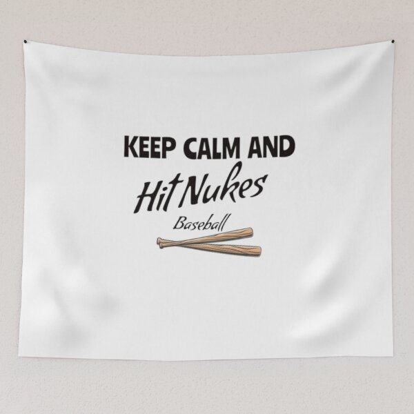 Item preview, Keep calm and hit nukes baseball essential t-shirts collections. designed and sold by bloosoms.