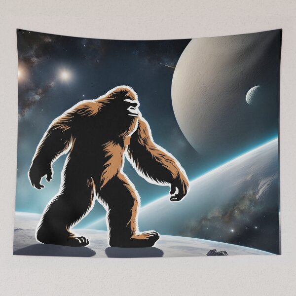 Item preview, Sasquatch In Space designed and sold by Planetporridge.