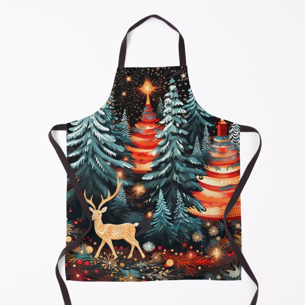 Item preview, Christmas Cosy and Warm Painting of a Deer in the Forest designed and sold by AgathaZolastore.