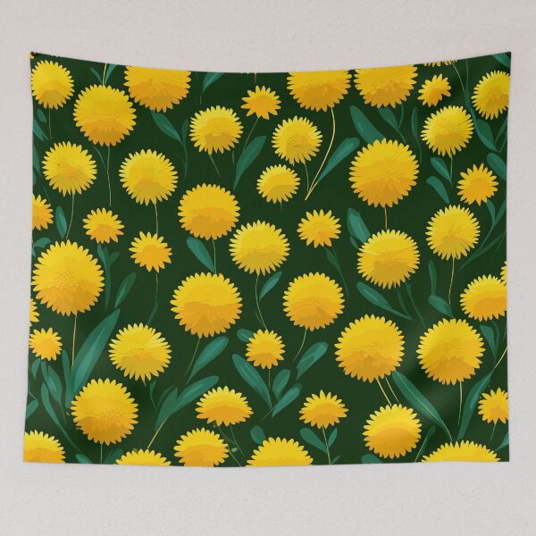 Item preview, Golden Wattle Flower Pattern designed and sold by WildlifeInc.