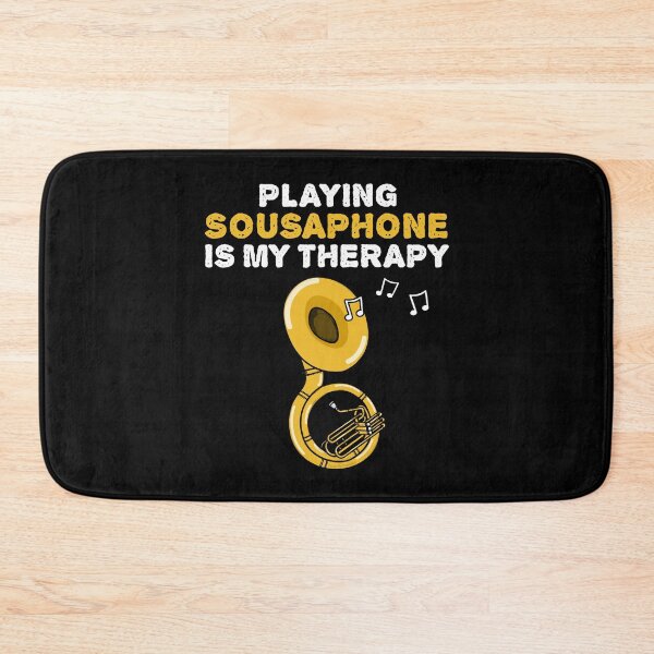 Item preview, Playing Sousaphone Is My Therapy, Brass Musician Funny designed and sold by doodlerob.