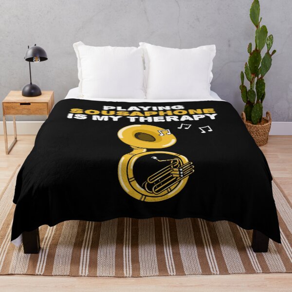 Item preview, Playing Sousaphone Is My Therapy, Brass Musician Funny designed and sold by doodlerob.