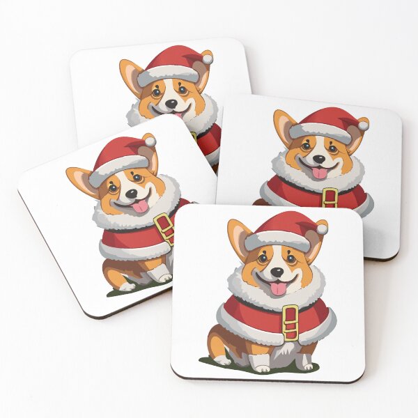 Item preview, Santa's corgi designed and sold by Corgi-at-night.