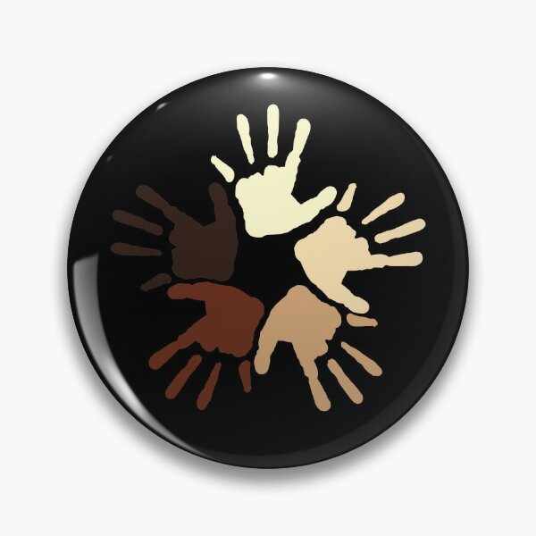 Item preview, Skin colors hands be kind tolerance together designed and sold by AnetteArt.
