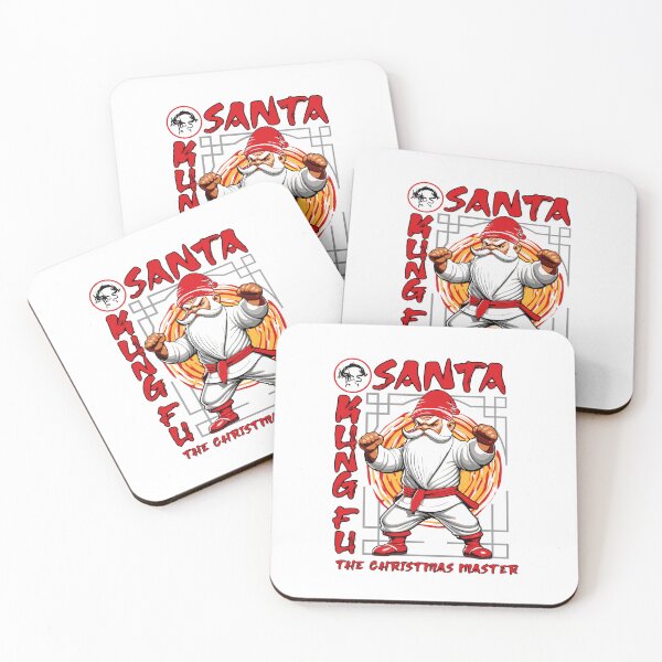 Item preview, Kung fu Santa the Christmas master designed and sold by Graffik-Peeps.