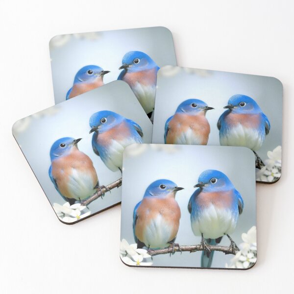 Item preview, Bluebirds on a Dogwood Branch designed and sold by CattyCornerPOD.