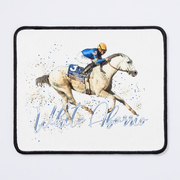 Item preview, White Abarrio 2023 Breeders Cup Classic Champion designed and sold by Ginny Luttrell.