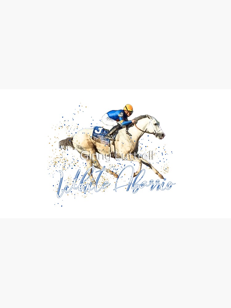 Thumbnail 6 of 6, Bucket Hat, White Abarrio 2023 Breeders Cup Classic Champion designed and sold by ginnyl52.