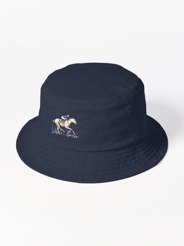 Thumbnail 1 of 6, Bucket Hat, White Abarrio 2023 Breeders Cup Classic Champion designed and sold by ginnyl52.