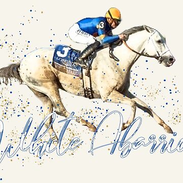 Artwork thumbnail, White Abarrio 2023 Breeders Cup Classic Champion by Ginny Luttrell