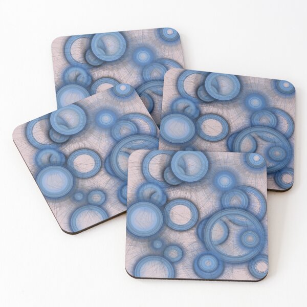Item preview, Blue Floating Circles designed and sold by Tactux - Digital Artist.