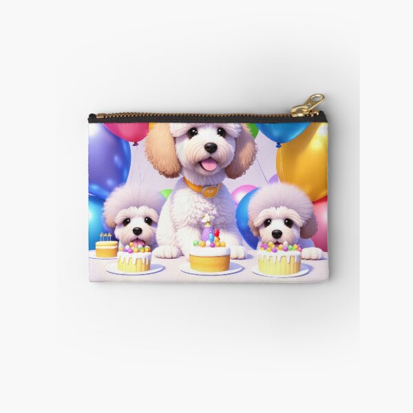 Item preview, Portrait of a poddle pupppies with balloons designed and sold by Tio-Tecun.