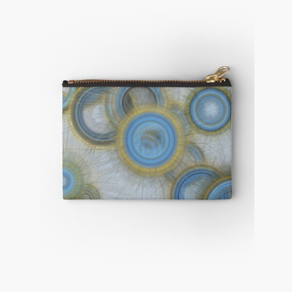 Item preview, Blue Yellow Floating Sparkly Circles designed and sold by Tactux - Digital Artist.
