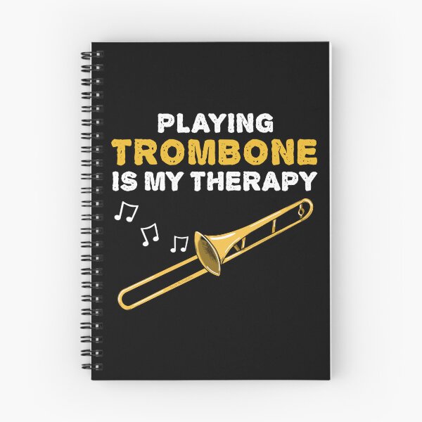 Item preview, Playing Trombone Is My Therapy, Brass Musician Funny designed and sold by doodlerob.
