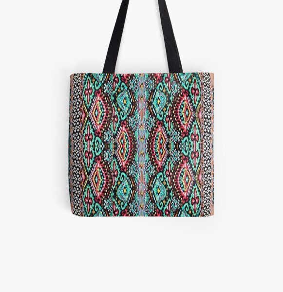 Pattern All Over Print Tote Bag