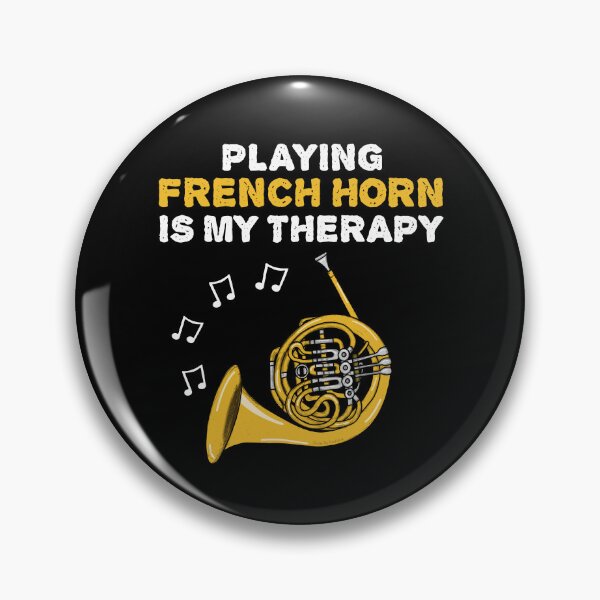 Item preview, Playing French Horn Is My Therapy, Brass Musician designed and sold by doodlerob.