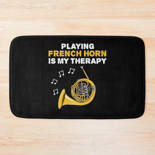 Item preview, Playing French Horn Is My Therapy, Brass Musician designed and sold by doodlerob.