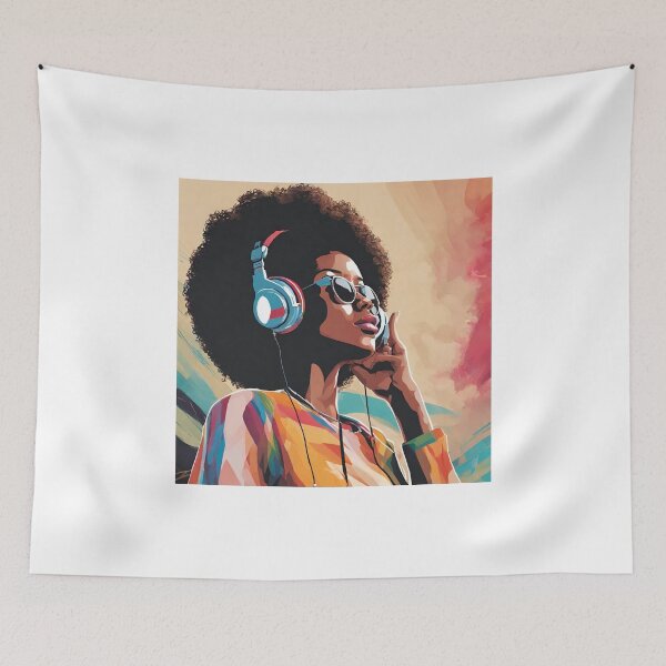 Item preview, African Woman - Music all around us designed and sold by BababuuuPrint.