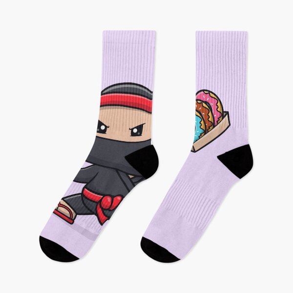 Item preview, Cute Ninja with Donut in Box designed and sold by hjian8219.