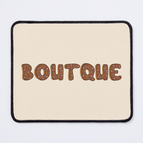 Item preview, boutique Word Shaped Like Chocolate Donuts designed and sold by ITCHAWAWAA.