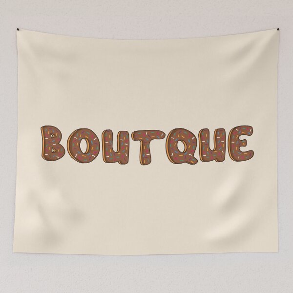 Item preview, boutique Word Shaped Like Chocolate Donuts  designed and sold by ITCHAWAWAA.