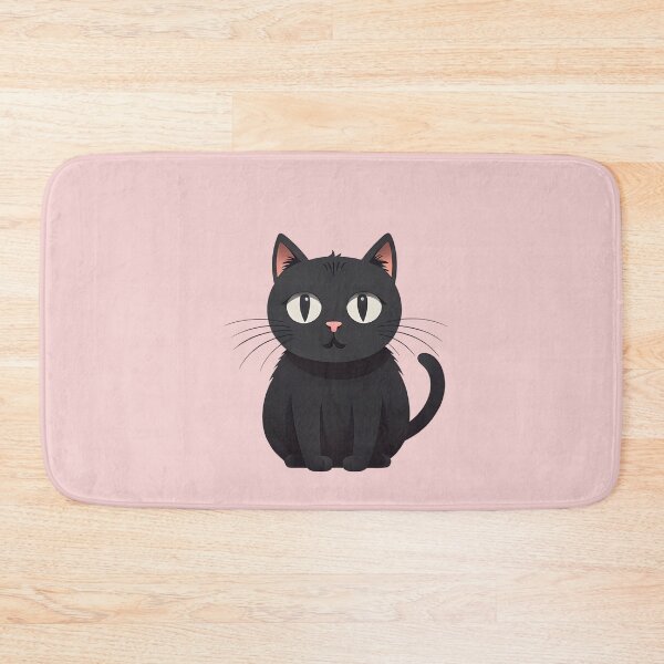 Item preview, Black Cat cartoon designed and sold by Catophile.
