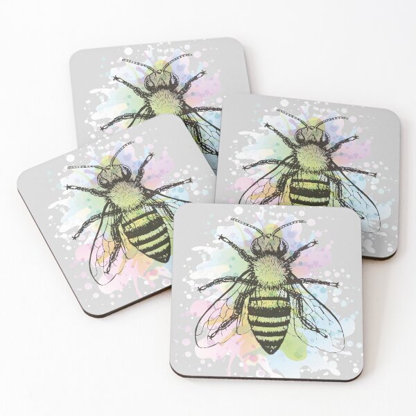 Item preview, Watercolor Honey Bee designed and sold by Pink Pineapple Works.