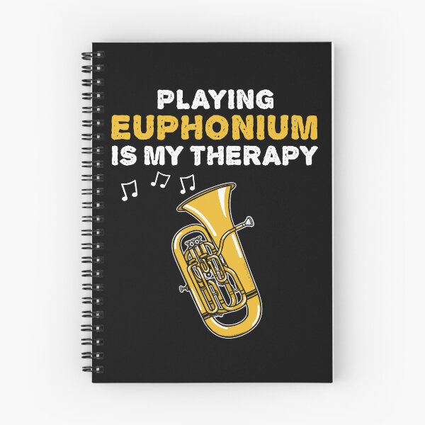Item preview, Playing Euphonium Is My Therapy, Brass Musician Funny designed and sold by doodlerob.