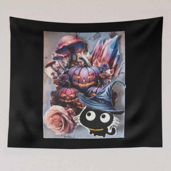 Aperçu de l'œuvre Nouvelle découverte de Wizard Black Kitten à Halloween ATC créée et vendue par HandicraftAngel.