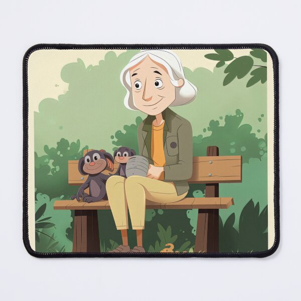 Item preview, Jane Goodall | cute style designed and sold by ComicsFactory.