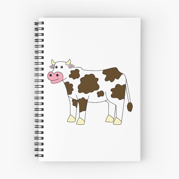 Item preview, Cute White-Brown Cow designed and sold by JefimijaT.