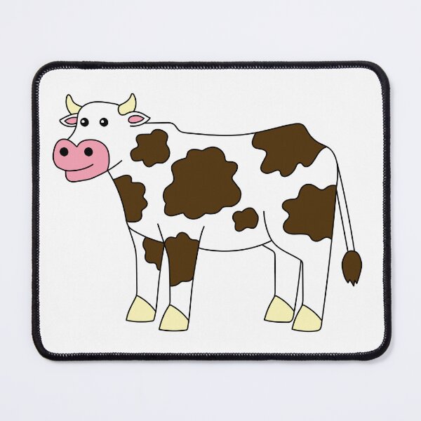 Item preview, Cute White-Brown Cow designed and sold by JefimijaT.