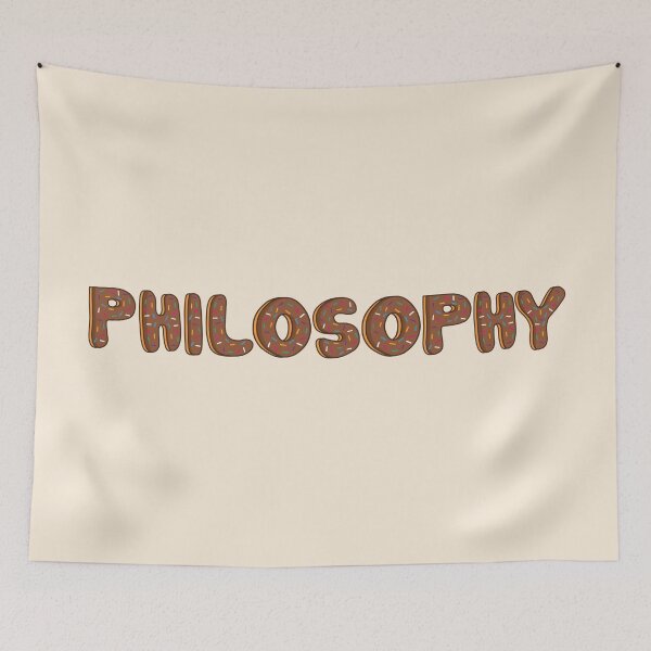 Item preview, Philosophy Word Shaped Like Chocolate Donuts  designed and sold by ITCHAWAWAA.