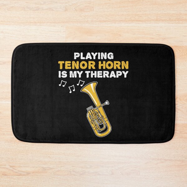 Item preview, Playing Tenor Horn Is My Therapy, Brass Musician designed and sold by doodlerob.