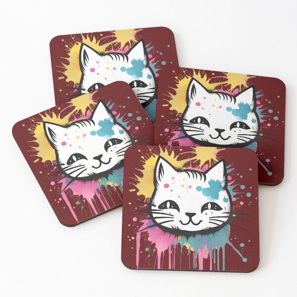 Item preview, Splatter Cat designed and sold by GooGooPop.