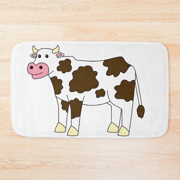 Item preview, Cute White-Brown Cow designed and sold by JefimijaT.