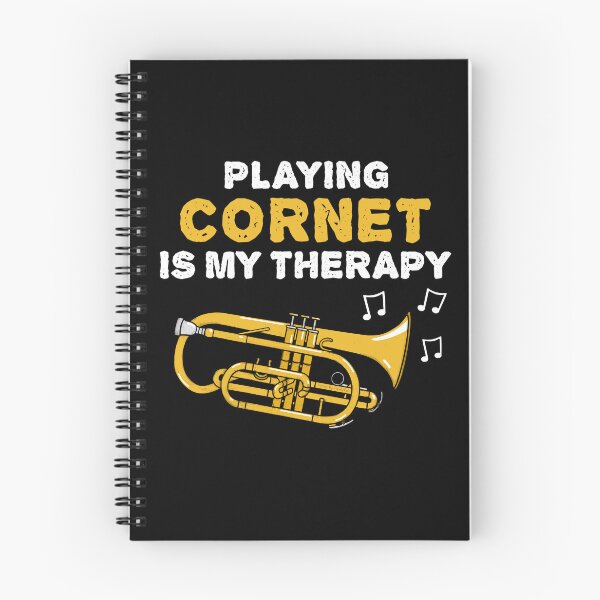 Item preview, Playing Cornet Is My Therapy, Brass Musician Funny designed and sold by doodlerob.