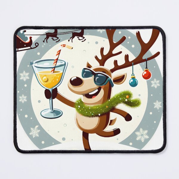 Item preview, Reindeer Cheers: Spreading Christmas Holiday Joy designed and sold by StedeBonnet.
