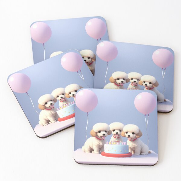 Item preview, Poddle puppies at a birthday party designed and sold by Tio-Tecun.