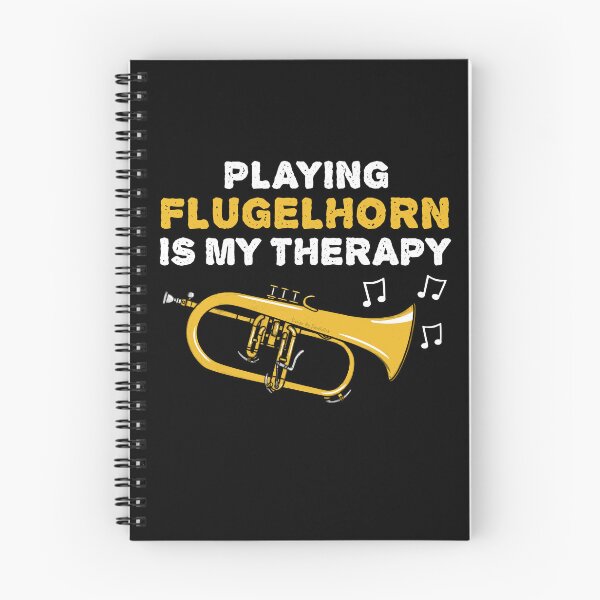 Item preview, Playing Flugelhorn Is My Therapy, Brass Musician Funny designed and sold by doodlerob.
