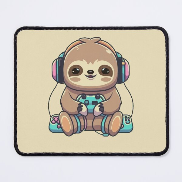 Item preview, Gamer Sloth Girl designed and sold by Laugh-Lines.
