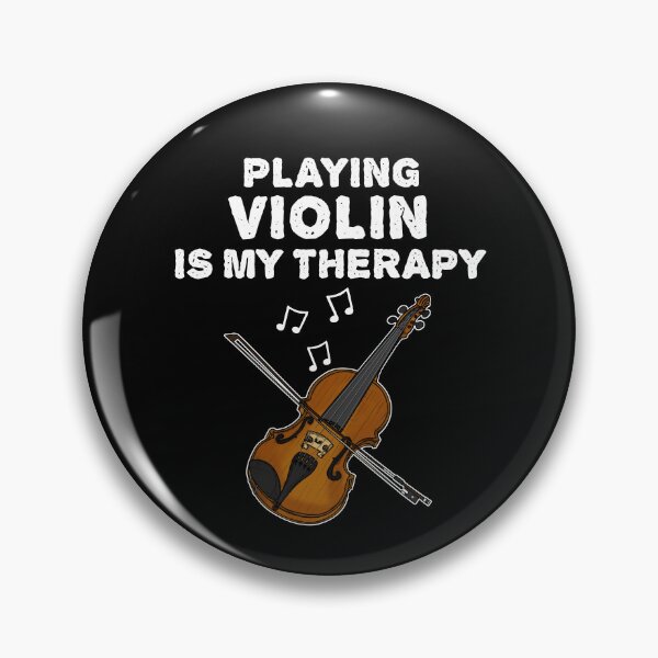 Item preview, Playing Violin Is My Therapy, Violinist Musician Funny designed and sold by doodlerob.